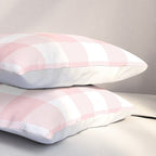 Baby Pink Buffalo Check Pillow Sham Gallery Image 3