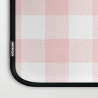 Baby Pink Buffalo Check Laptop Sleeve Gallery Image 3