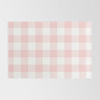 Baby Pink Buffalo Check Rug Gallery Image 2