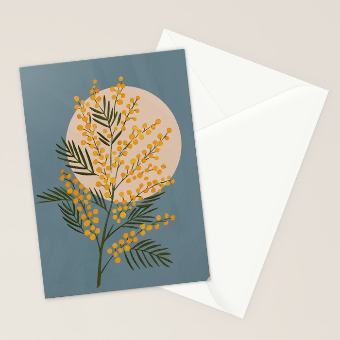 The Mimosa 3 Stationery Card Gallery Image 2