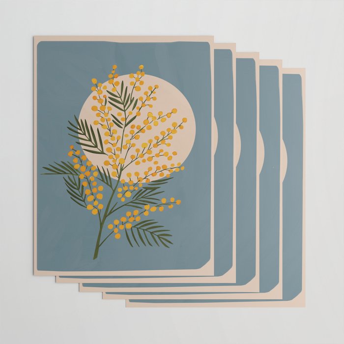 The Mimosa 3 Wrapping Paper Gallery Image 3