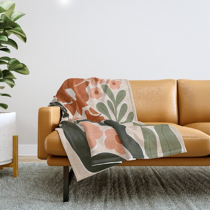 tropical wonder  Throw Blanket Gallery Image 1