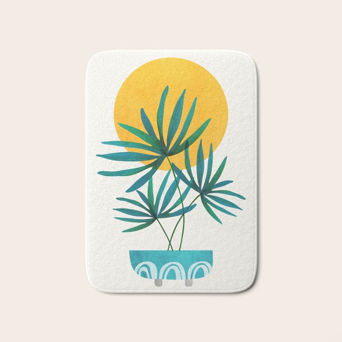 Little Palm + Sunshine Bath Mat Gallery Image 1