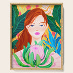 Botanical Lady Serving Tray Gallery Image 1