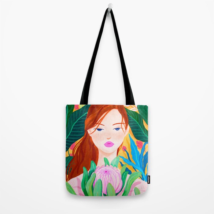 Botanical Lady Tote Bag Gallery Image 2