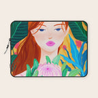 Botanical Lady Laptop Sleeve Gallery Image 1