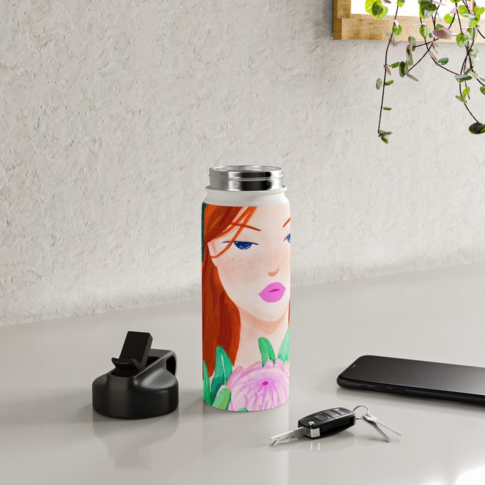 Botanical Lady Water Bottle Gallery Image 4