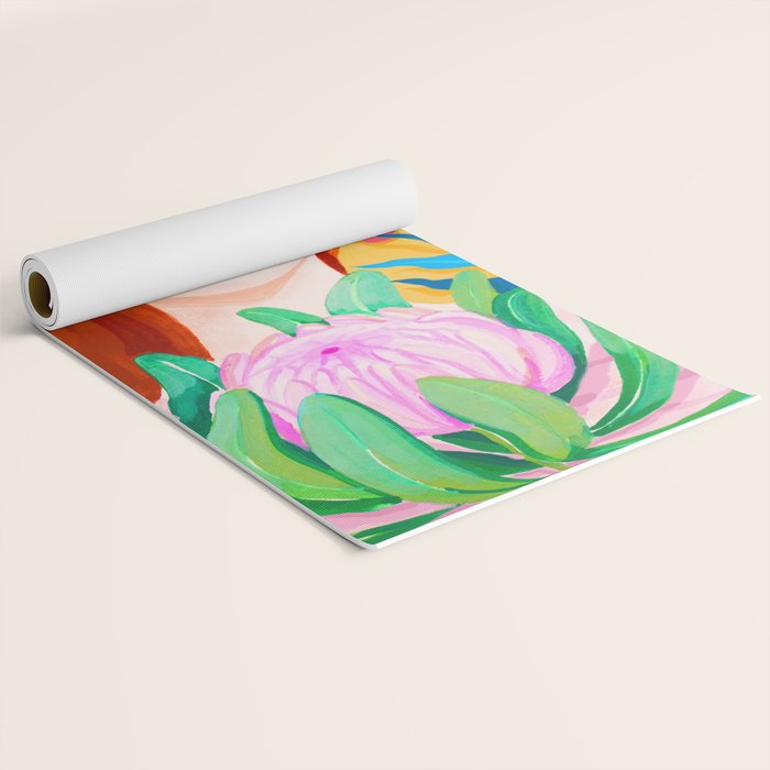 Botanical Lady Yoga Mat Gallery Image 2