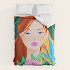 Botanical Lady Duvet Cover Gallery Image 6