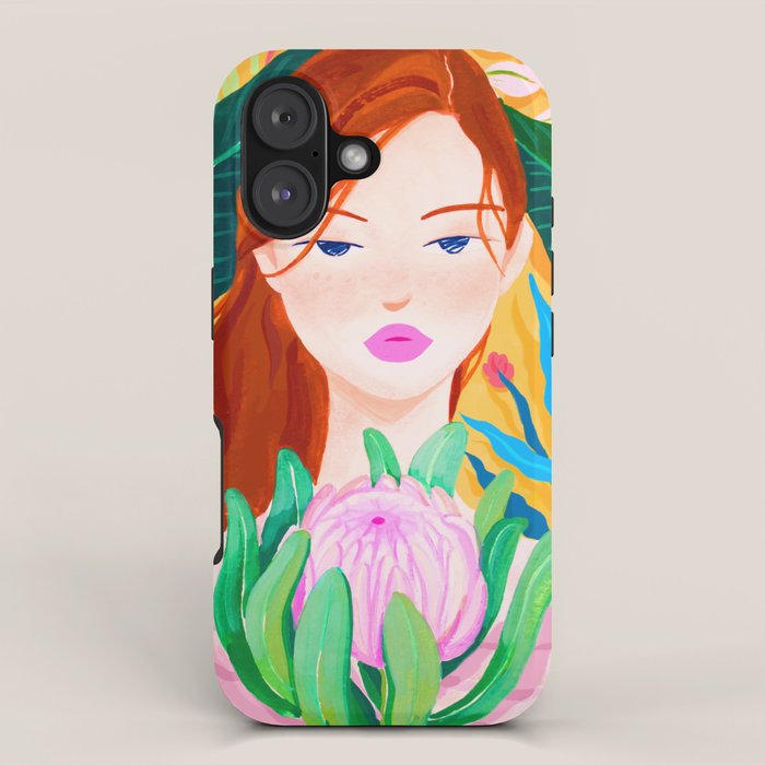 Botanical Lady iPhone Case Gallery Image 1