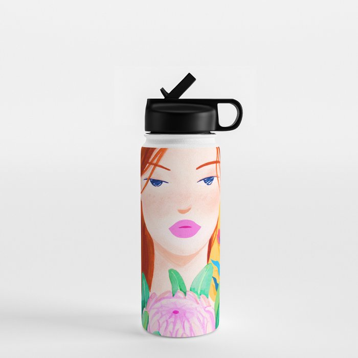 Botanical Lady Water Bottle Gallery Image 1