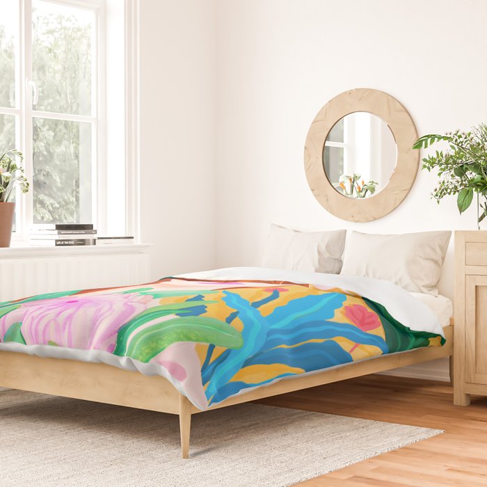 Botanical Lady Duvet Cover Gallery Image 2
