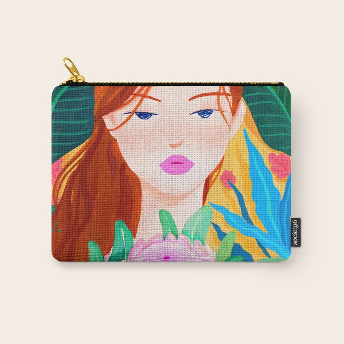 Botanical Lady Carry All Pouch Gallery Image 1