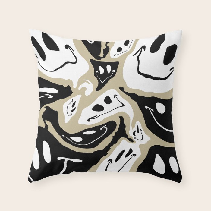 Liquid Smiles Throw Pillow Gallery Image 6