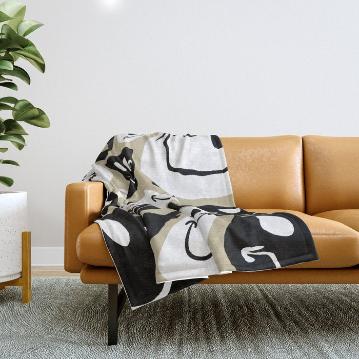 Liquid Smiles Throw Blanket Gallery Image 1