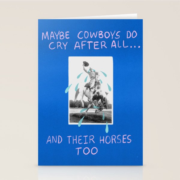 Cowboys Cry Too Stationery Card Gallery Image 2