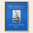 Cowboys Cry Too Serving Tray Gallery Image 1
