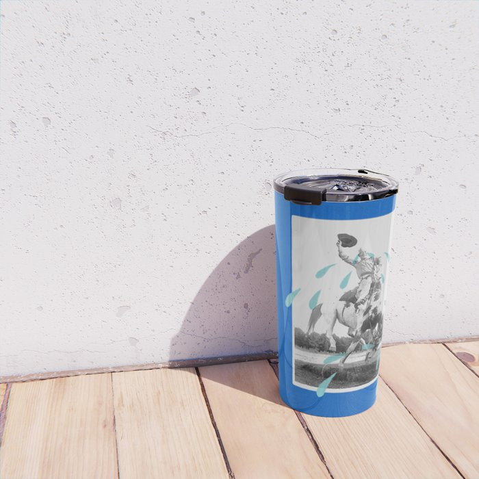 Cowboys Cry Too Travel Mug Gallery Image 4