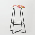 Giraffes - Fiery Palette Stool Gallery Image 1