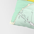gerry lopez pipeline 70s daydreams // retro surf art by surfy birdy Pillow Sham Gallery Image 4