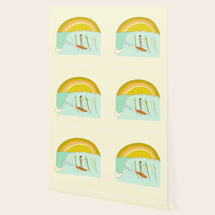 gerry lopez pipeline 70s daydreams // retro surf art by surfy birdy Wallpaper Gallery Image 2