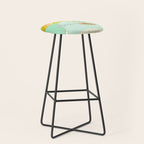 gerry lopez pipeline 70s daydreams // retro surf art by surfy birdy Stool Gallery Image 1