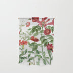 Rousing Red Botanical Wall Hanging Gallery Image 1