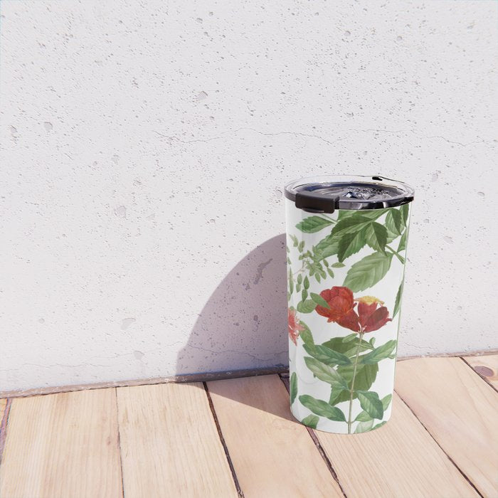 Rousing Red Botanical Travel Mug Gallery Image 4