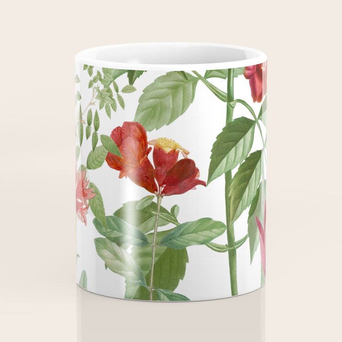 Rousing Red Botanical Coffee Mug Gallery Image 4