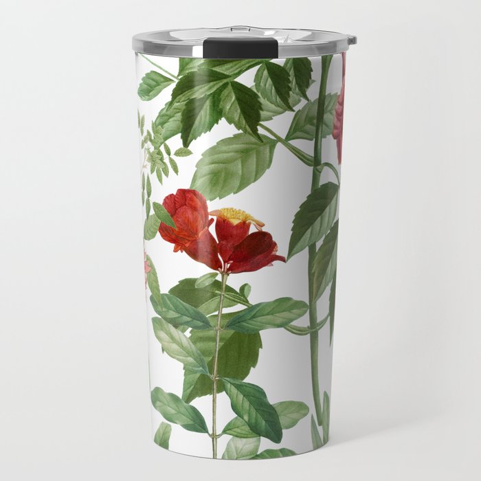Rousing Red Botanical Travel Mug Gallery Image 1
