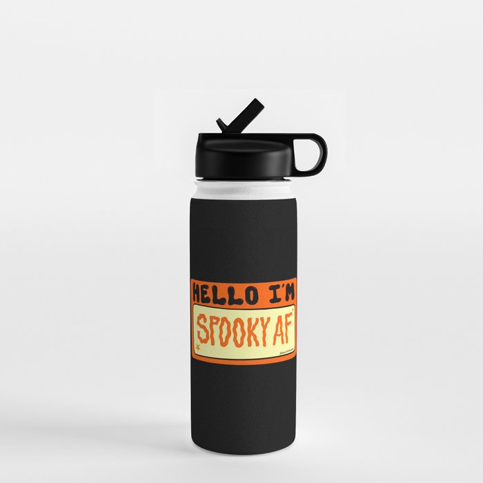 Spooky AF Water Bottle Gallery Image 1