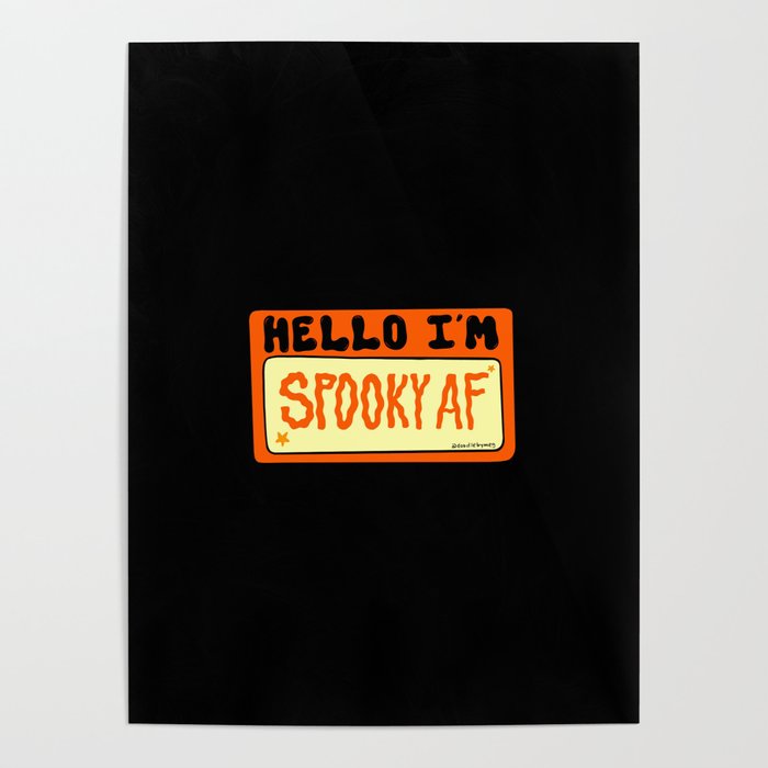 Spooky AF Poster Gallery Image 4