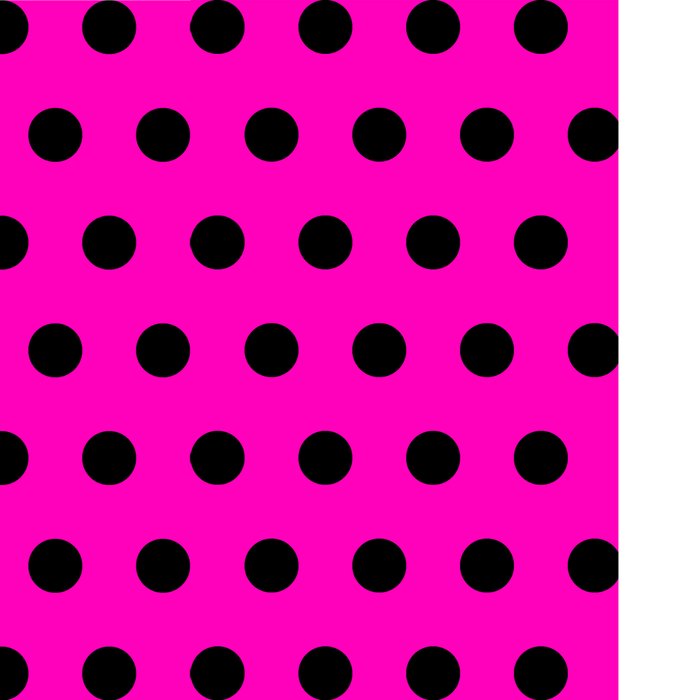Hot Pink and Black Polka Dots Coffee Mug Gallery Image 2