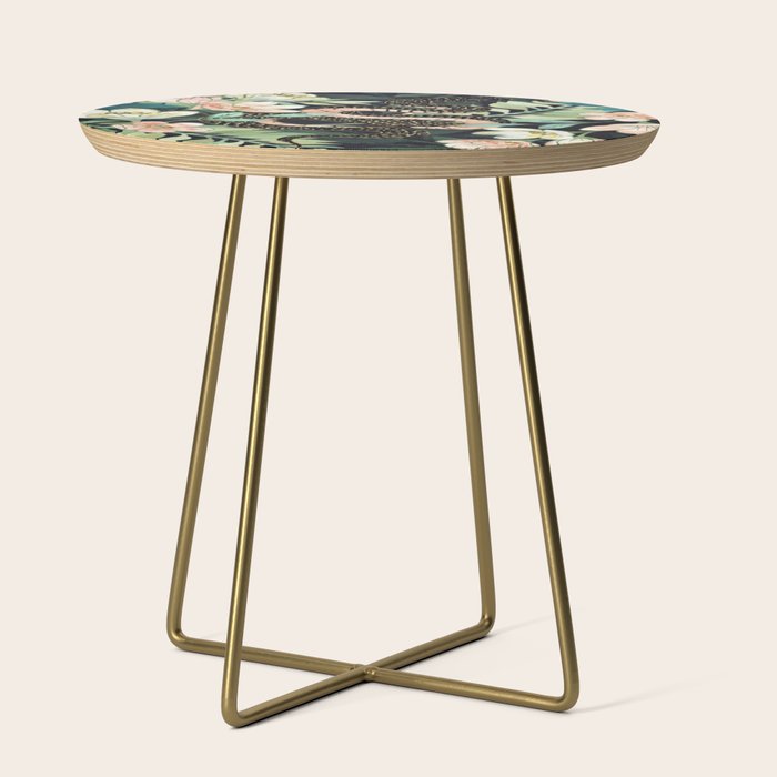 Metallic Floral Snake Side Table Gallery Image 1