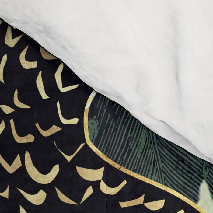 Metallic Floral Snake Comforter Gallery Image 4