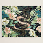 Metallic Floral Snake Jigsaw Puzzle Gallery Image 1