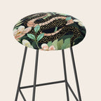 Metallic Floral Snake Stool Gallery Image 2