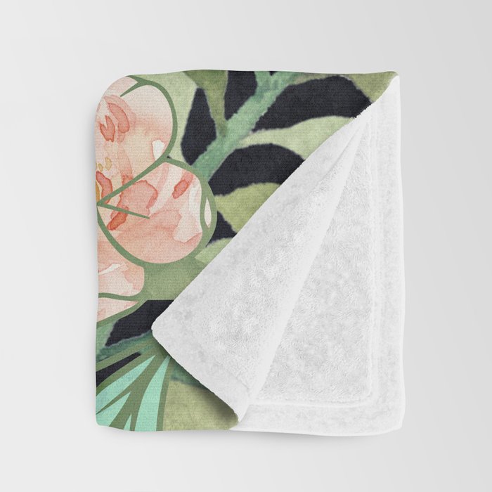 Metallic Floral Snake Throw Blanket Gallery Image 3