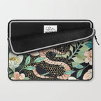 Metallic Floral Snake Laptop Sleeve Gallery Image 2