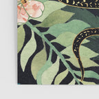 Metallic Floral Snake Poster Gallery Image 3