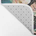 Metallic Floral Snake Bath Mat Gallery Image 2