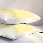 Golden Sunshine Circle Abstract Pillow Sham Gallery Image 3