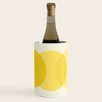 Golden Sunshine Circle Abstract Wine Chiller Gallery Image 1