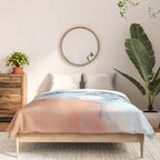 the sea on the beach abstract art Comforter Gallery Image 3
