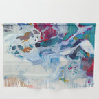 the sea on the beach abstract art Wall Hanging Gallery Image 1