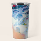 the sea on the beach abstract art Travel Mug Gallery Image 1