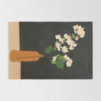Branches Blooming Black Rug Gallery Image 2