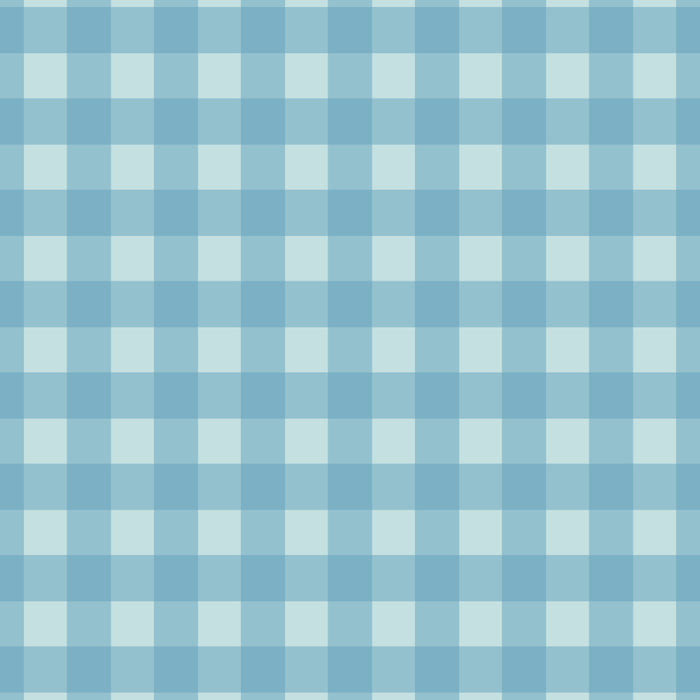 Gingham Check Country Cottage Pattern in Light Blue Tones Coffee Mug Gallery Image 2