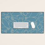 Minimalist Platypus Desk Mat Gallery Image 1