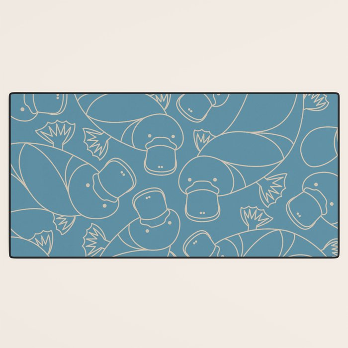 Minimalist Platypus Desk Mat Gallery Image 3